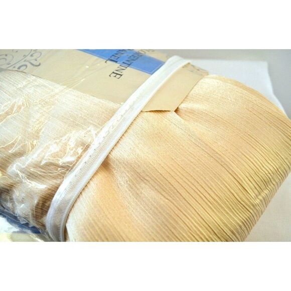 Florentine Panels Set of 2 Champagne Tonal Pin Stripe One Rod Panel 50 x 84 NEW - Picture 4 of 4